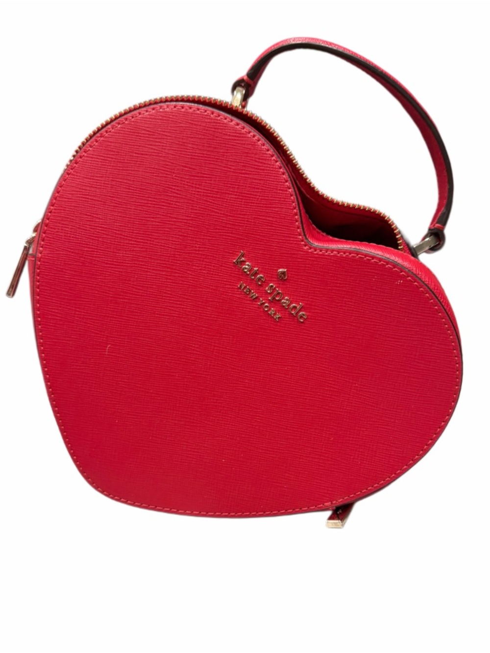 kate spade Heart-Shaped Mini Top-Handle Bag in Red